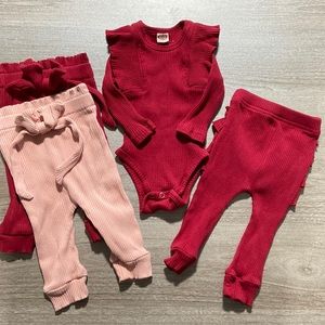 Long Sleeve Onesie and Pants Combo